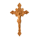 St. Benedict's Exorcism Cross Large Wooden Sculpture