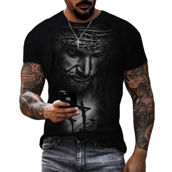 Fashionable and beautiful religious Christ Jesus 3D print clothing