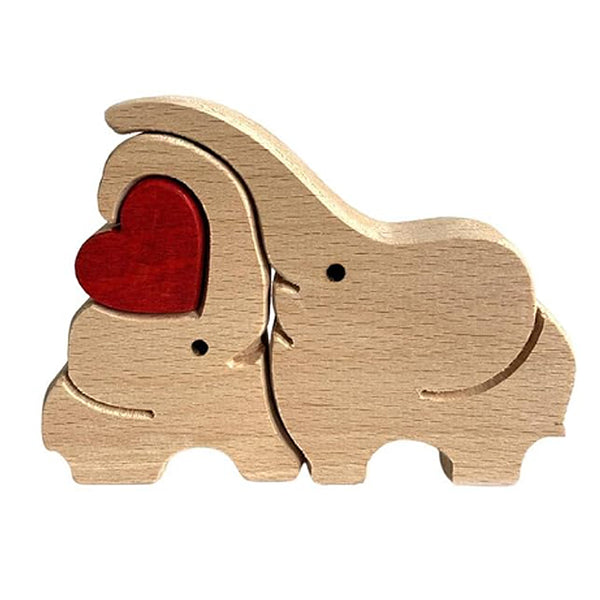 Hand-carved Wooden Cuddling Animals💕-Best gift to your loved one🎁