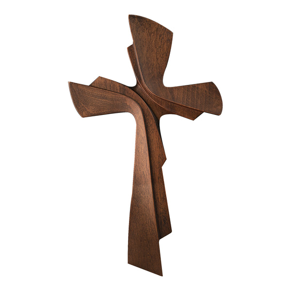 Wooden Wall Hanging Modern Art Deco Cross