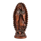 Our Lady of Guadalupe Round Wooden Tabletop Ornament