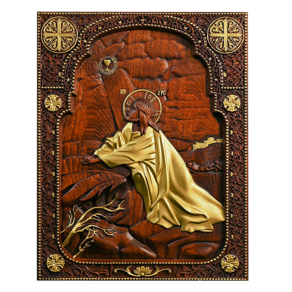 Jesus “Trouble in the Garden” Wooden Wall Decoration