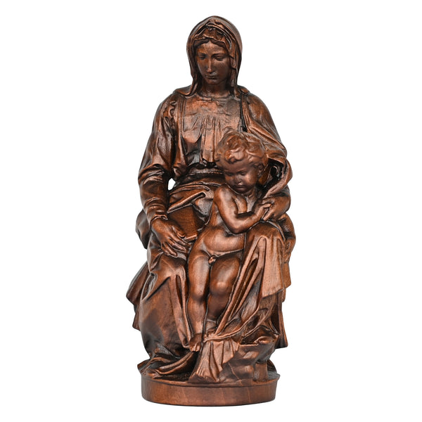 Our Lady of Bruges Jesus Wooden Tabletop Display