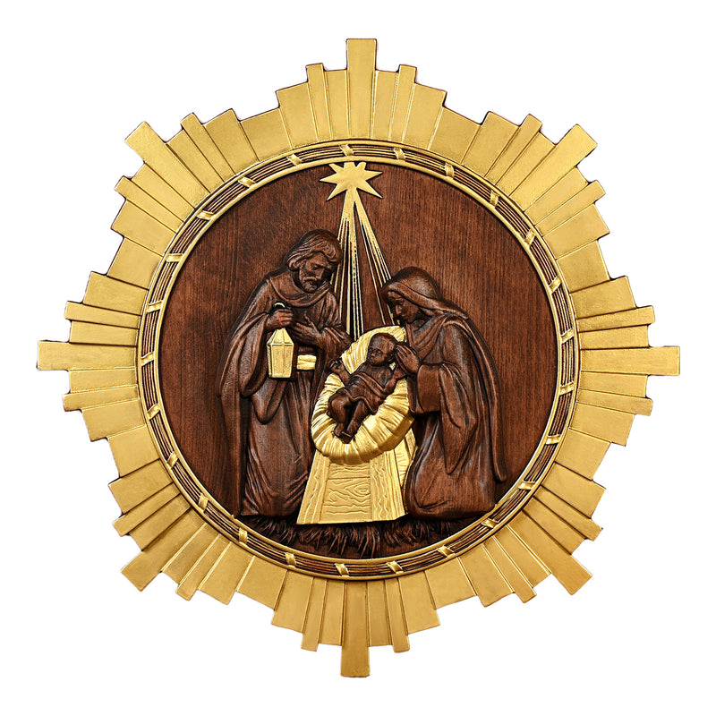 Nativity Wooden Wall Hanging