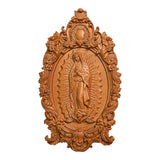 2023 New Religious gift with rich details of the wooden statue of Our Lady of Guadalupe