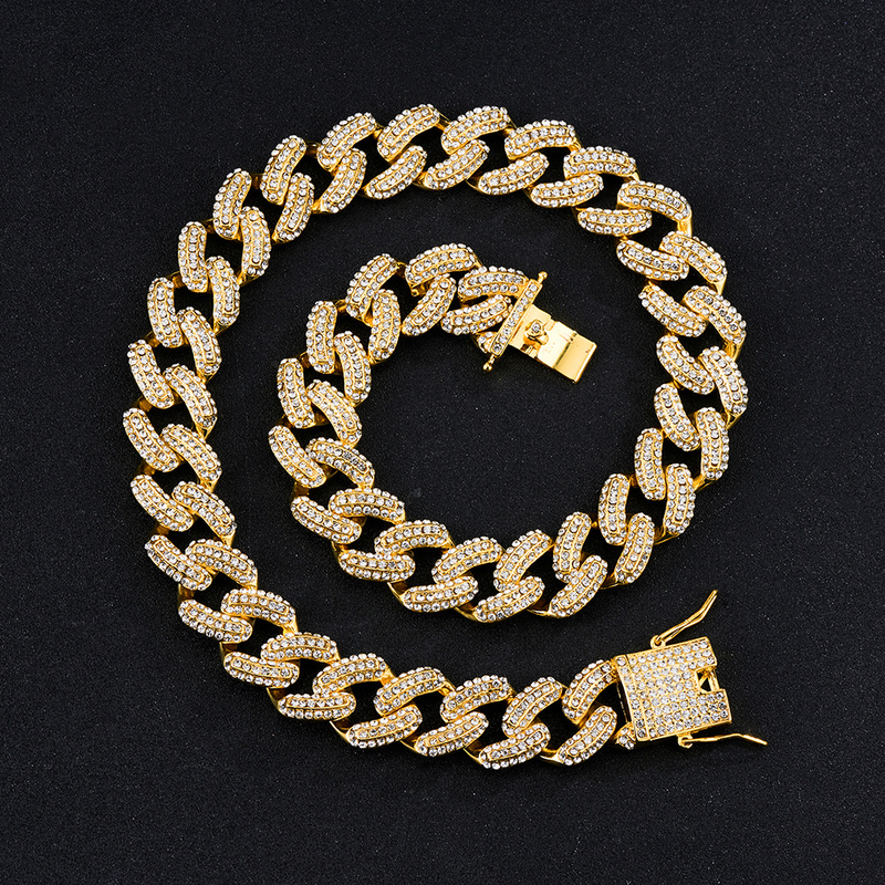 Cuban necklace bracelet for men and women