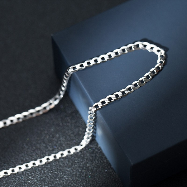 S925k Silver Cuban Chain