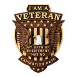 I Am a Veteran Wood Carving wall decoration - Best Veterans Day Gift