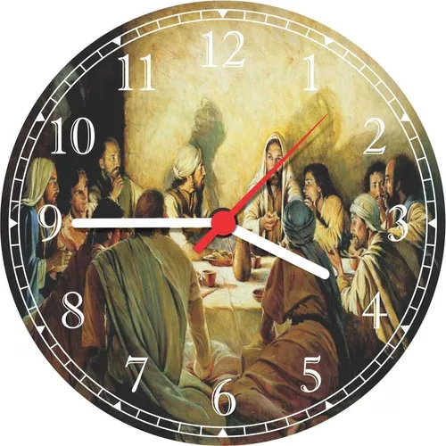 Art Printed Wall Silent Clock