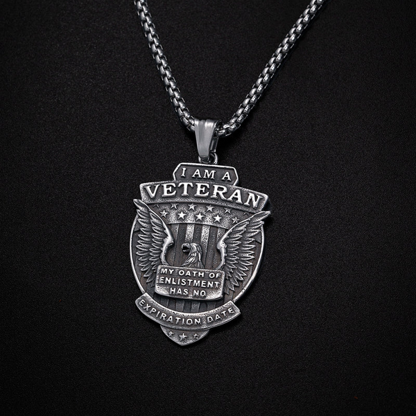 Spring Promotion:I'm a Proud Veteran Pendant - A Symbol of Honor