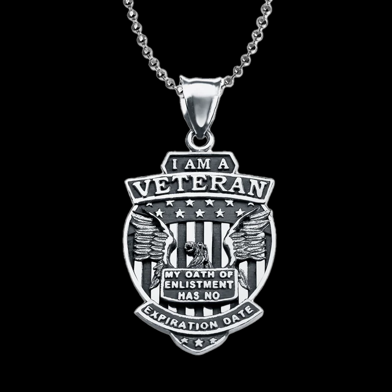 I'm a Proud Veteran Pendant - A Symbol of Honor