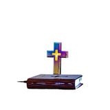 Magnetic Levitation Anti-Gravity Cross Bible Book LED Illuminator