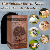 Tree of Life Wooden Urn Organizer for Human Ashes