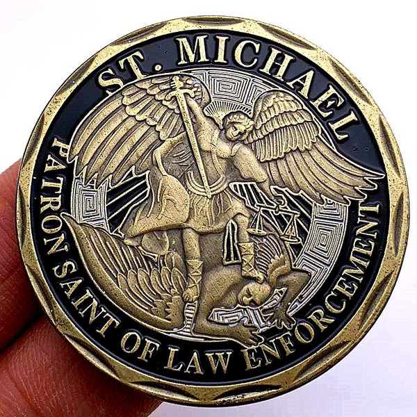 St. Michael's Patron Saint of Law Enforcement Coin