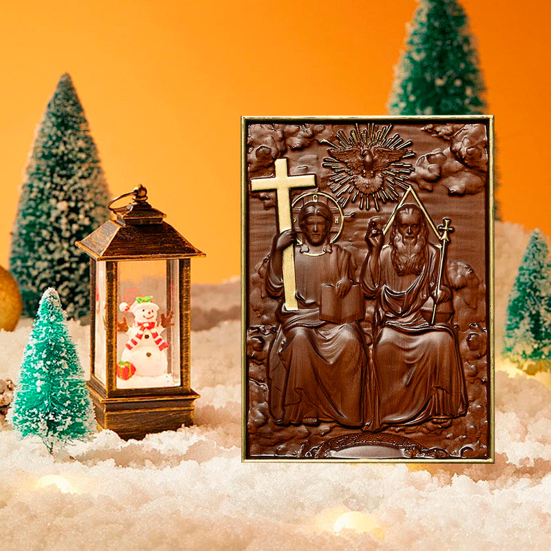 Bgcopper Holy Trinity Wood Wall Decor