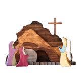 Easter Scene Wooden Decoration - Artwork in your home