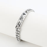 “Jesus Bless You” Stainless Steel Bracelet