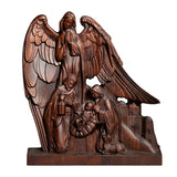 Holy Family With Guardian Angel Statue - Divine Blessing for Your Home