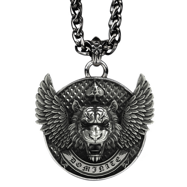 Tiger Head Stainless Steel Necklace