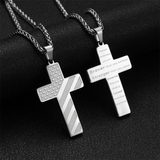 American Flag Cross Necklace