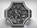 Archangel Michael S925K Silver Ring