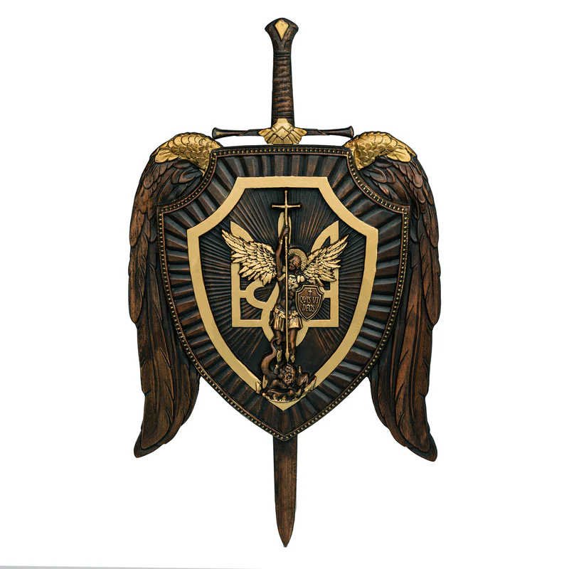 Archangel Michael Shield and Sword Religious Gifts - Best Wall Decor in 2023