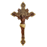 St. Benedict Exorcism Cross wood carved - Bless you and your family