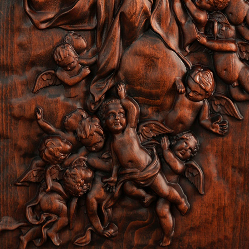 Our Lady of the Assumption Wooden Wall Decoration