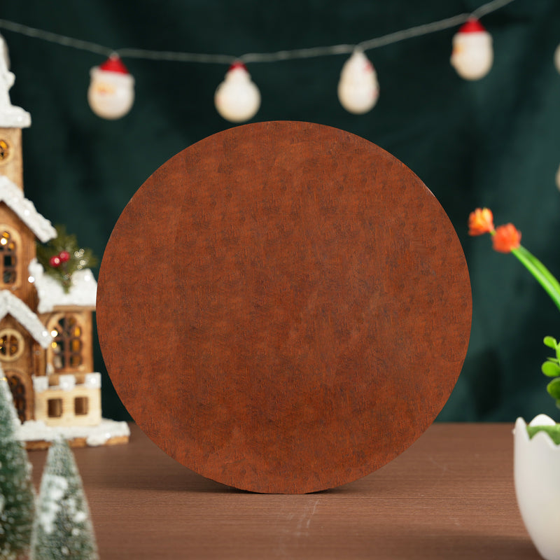 Best Christmas Gift - Santa Claus Round Wooden Wall Decoration