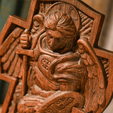 Archangel Michael Wooden Sculpture