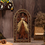 Sacred Heart of Jesus and Our Lady of Mercy Tabletop Decorative Artwork