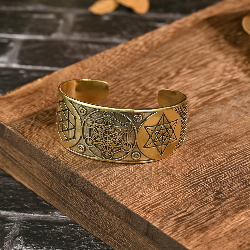 Metatron Adjustable Copper Bracelet