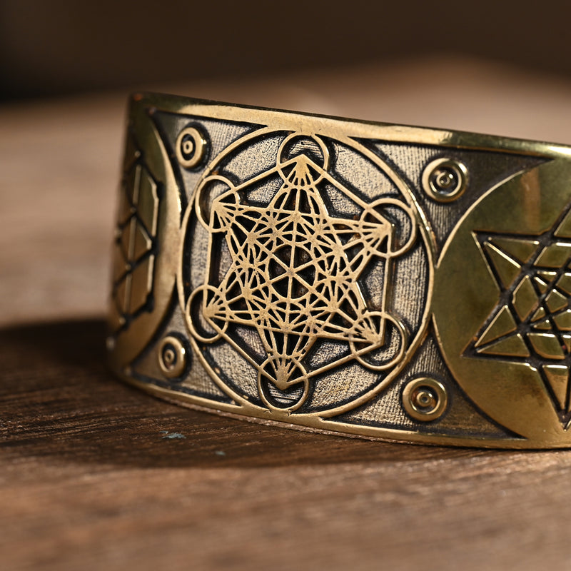 Metatron Adjustable Copper Bracelet