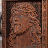 Jesus Crown of Thorns Wood Sculpture