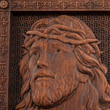 Jesus Crown of Thorns Wood Sculpture