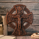 Orthodox Crucifixion Wood Sculpture - Remembering the Significance of Jesus' Crucifixion