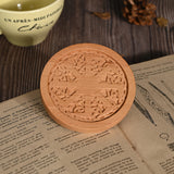 Bgcopper Wooden Tree of Life Celtic Cross Coasters