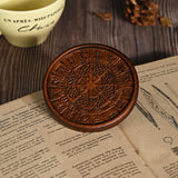 Bgcopper Wooden Tree of Life Celtic Cross Coasters