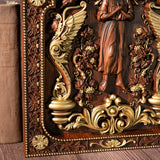 Wooden Sculpture of Jesus Ascending to Heaven - The Best Gift for the Disciples