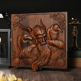 Odin and the Raven Wooden Wall Wall Decoration