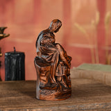 Michelangelo's Madonna and Child of Mercy Wooden Tabletop Arrangement