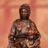 Our Lady of Bruges Jesus Wooden Tabletop Display