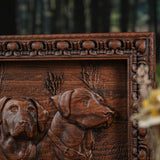 “Home Dogs in the House” Home Wall Decor Woodcarving