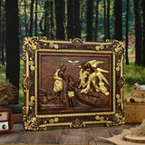 Jesus Baptism Wooden Wall Decoration