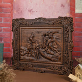 Jesus Baptism Wooden Wall Decoration