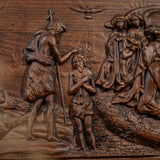 Jesus Baptism Wooden Wall Decoration