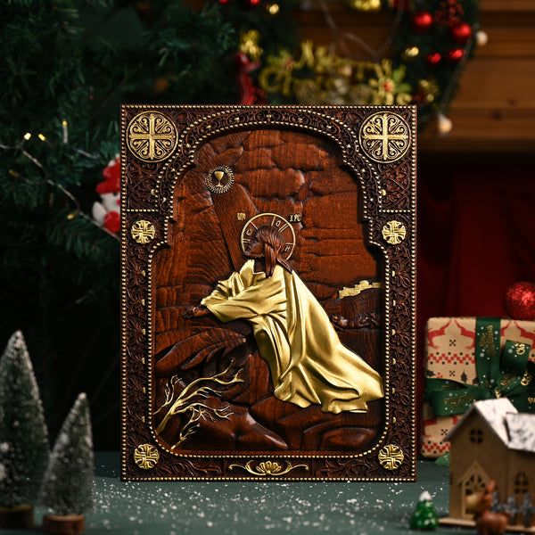 Jesus “Trouble in the Garden” Wooden Wall Decoration