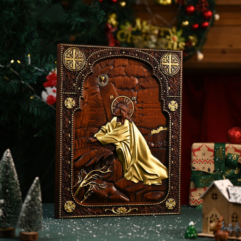 Jesus “Trouble in the Garden” Wooden Wall Decoration