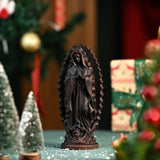 Wooden statue of Our Lady of Guadalupe