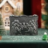 The Last Supper Religious Jewelry Ring Necklace Box Gift